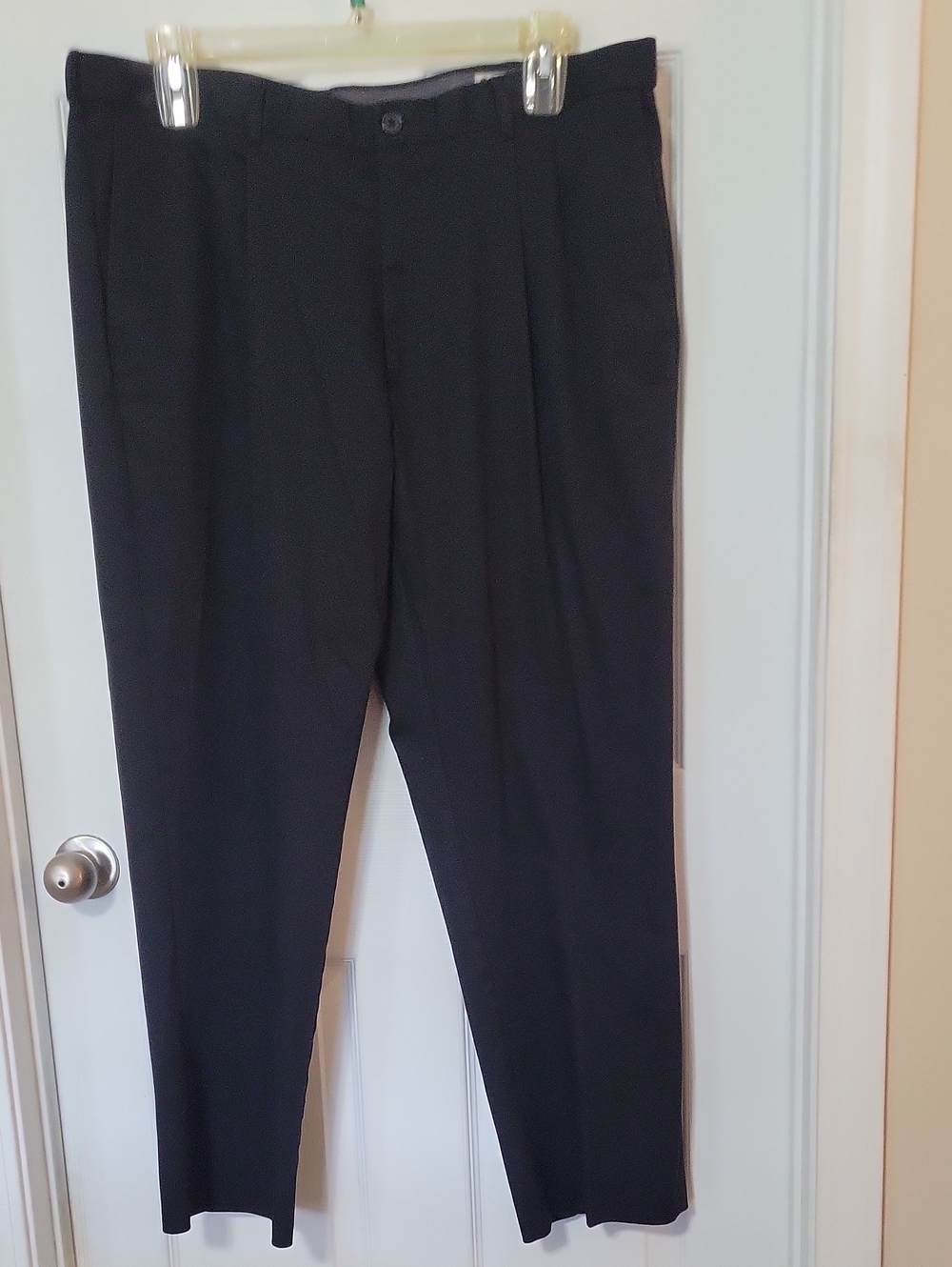 Haggar Black Men's Dress Pants 40x30
